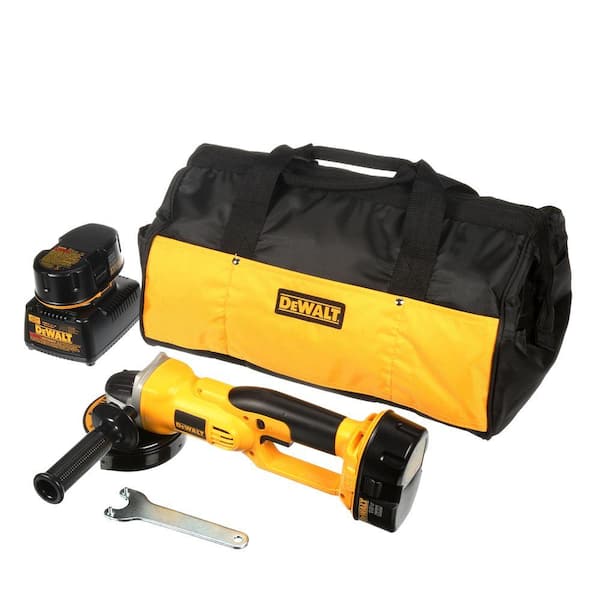 DEWALT 18-Volt XRP NiCd Cordless 4-1/2 in. Cut-Off Tool with (2) Batteries 2.4Ah, 1-Hour Charger and Contractor Bag