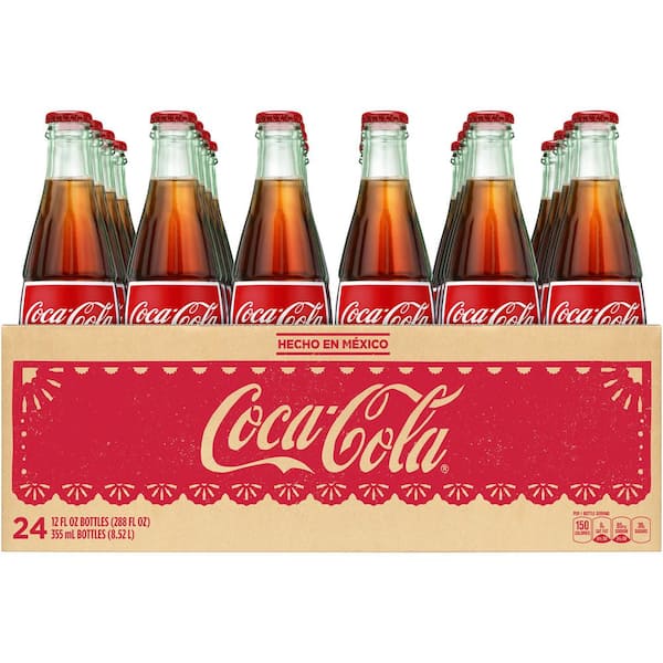 Coca-Cola 355 ml Coca-Cola Mexico Glass Bottles (24-Pack)