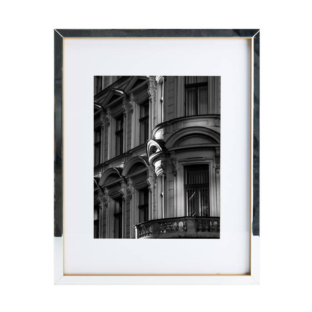 Mikasa 17 x 21 in. Mirrored Matted Gold Picture Frame, 11 x 14 in