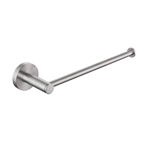 Bathroom Accessories 10 in. Wall Mounted Towel Bar in Brushed Nickel