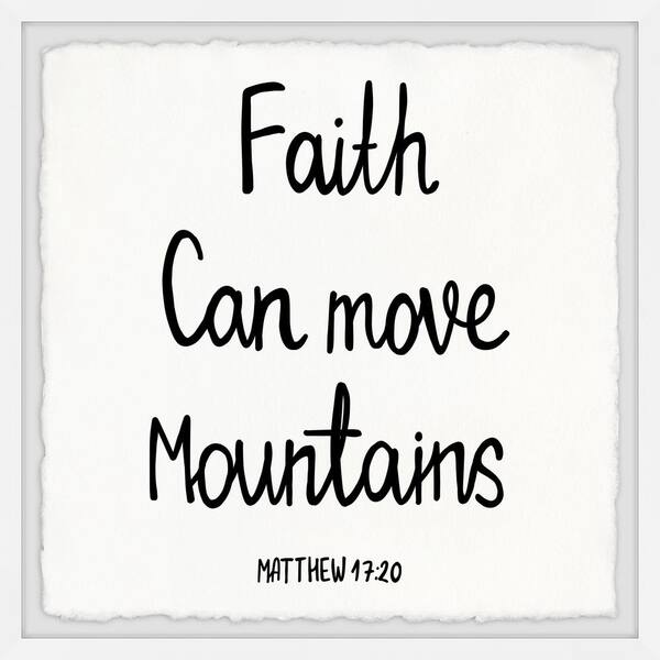 Custom Scripture Case - Faith Can Move Mountains