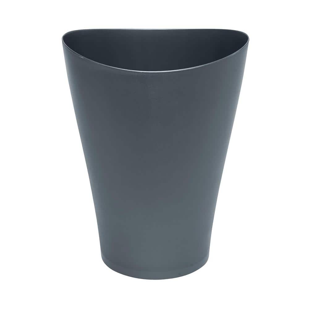 Plastic Small 2.5 Gal. Vanity Waste Basket for Home Bathroom and Office Use
