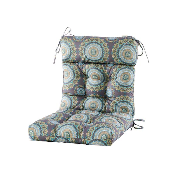 BLISSWALK Patio Chair Cushion for Adirondack High Back Tufted Seat