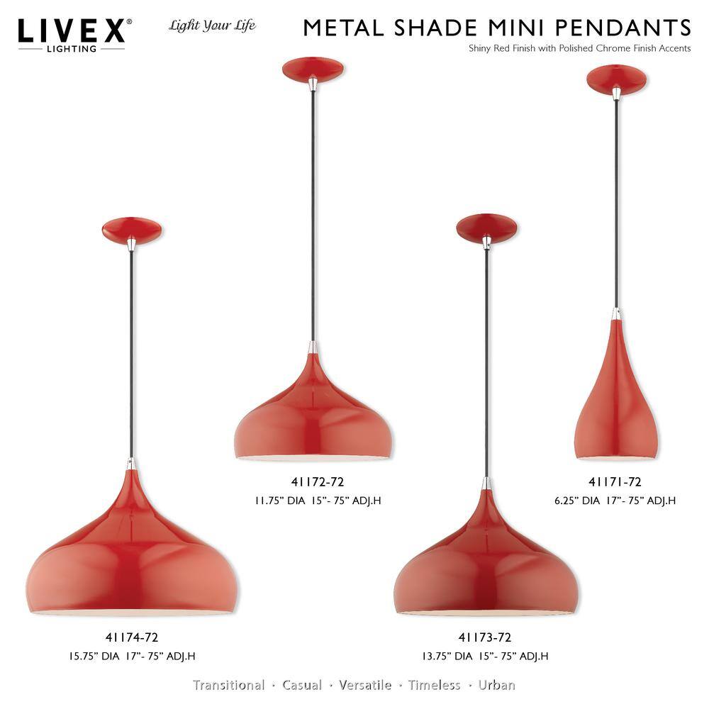 Elegant Spades Steel Pendant Light in Various Finishes