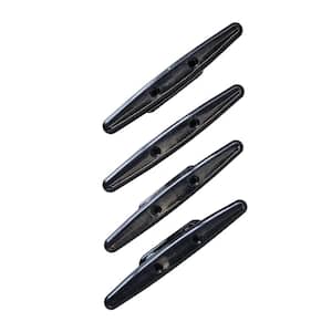 6 in. Black Nylon Dock Cleat for Dock Decking in Boat Dock Systems, 4-Pack