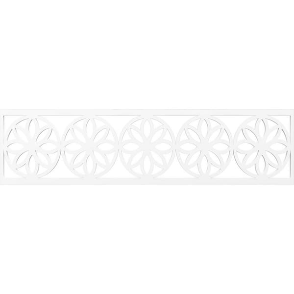 Blume Fretwork 0.375 in. D x 47 in. W x 12 in. L PVC Panel Moulding