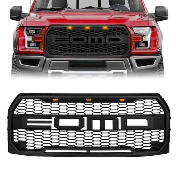 AMERICAN MODIFIED Raptor Front Hood Mesh Grille Compatible with 15