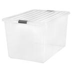 132-Qt. Buckle Down Storage Box in Clear