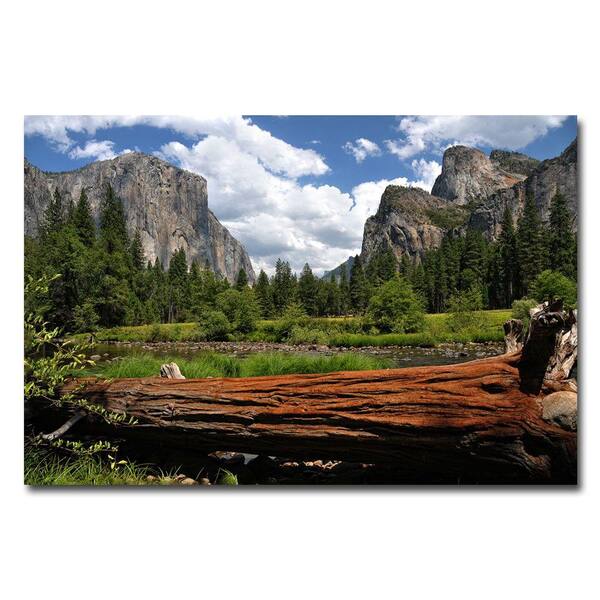 Trademark Fine Art 16 in. x 24 in. Yosemite Valley Canvas Art-DISCONTINUED