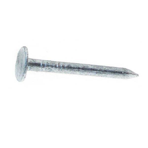 Grip-Rite 1 in. x 11-Gauge Hot Dipped Galvanized Smooth Shank Roofing Nails 50 lb. Box