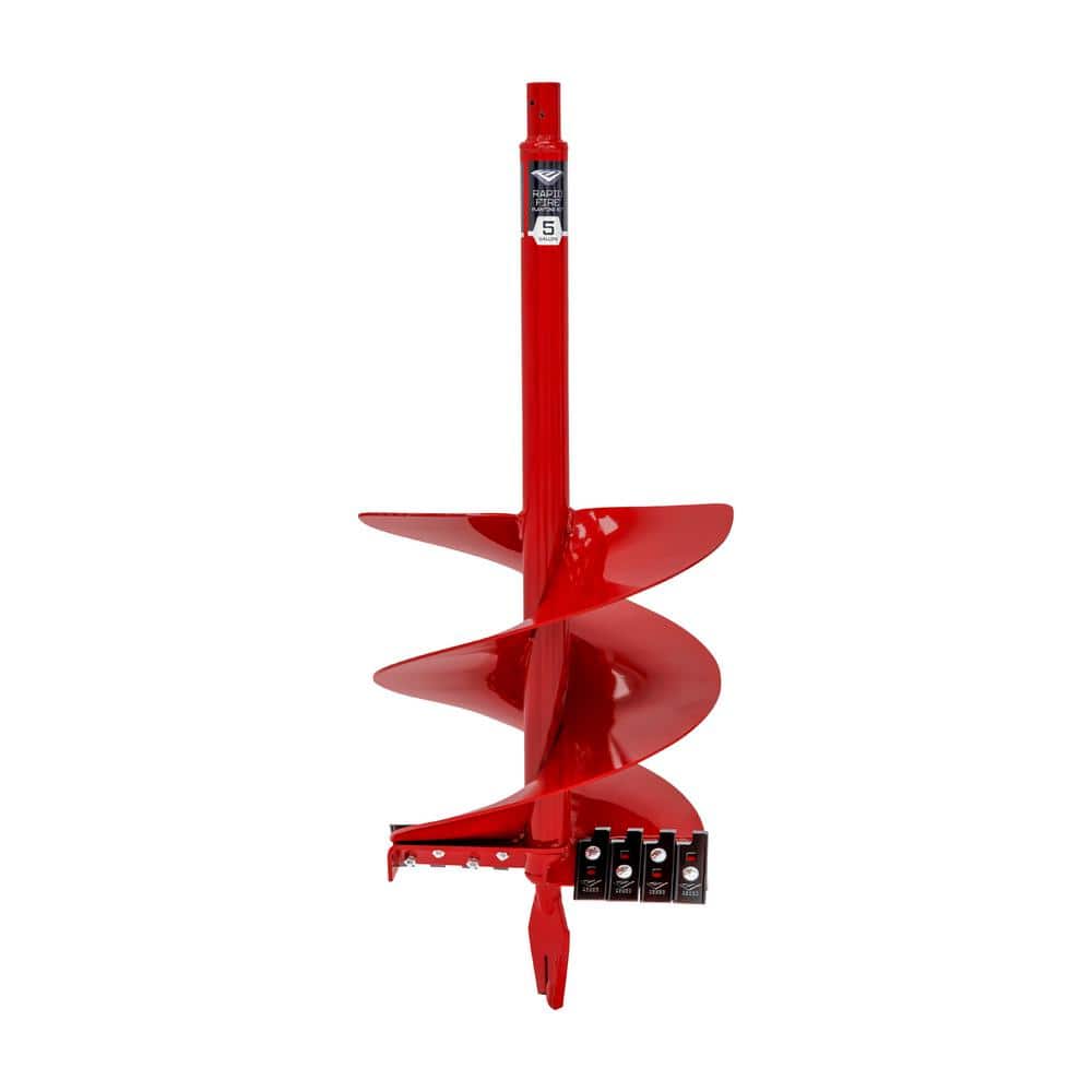Earthquake Rapid Fire 12 in. to 14 in. 5 Gal. Planting Earth Auger Bit, Twin Tapered Flights, 42540