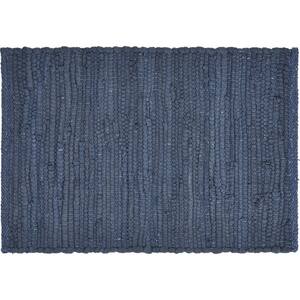 Coast Solid 19 in. x 13 in. Deep Blue Cotton Placemats (Set of 4)