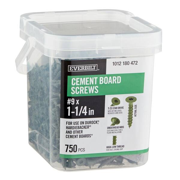 thumbnail image 2 of Lexar Industrial 750pc #8 X 1-1/4 Phillips Wafer Head Screws – Ruspert Coated For Cement Fiber Backer Board 2 of 3