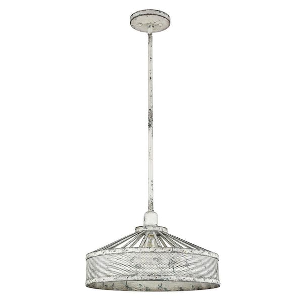 Acclaim Lighting Iris 1-Light Aged Ivory Pendant