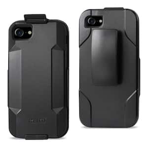 iPhone 8/7 3-in-1 Hybrid Heavy-Duty Holster Combo Case in Black
