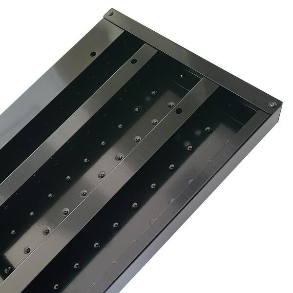 Pylex 7-Steps Steel Stair Stringer black 7-1/2 in. x 10-1/4 in. (Includes 1  Stair Stringer) 13907 - The Home Depot