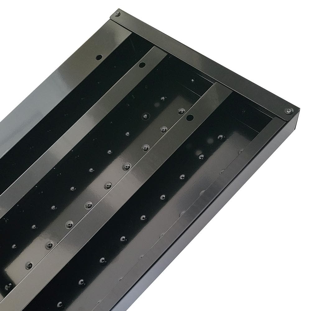 36-Inch Black Painted Steel Non-Slip Stair Tread