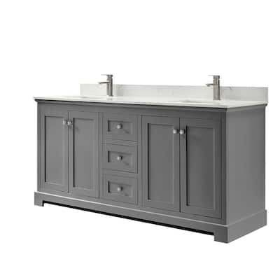 Wyndham Collection Double Sink, Double Sink Bathroom Vanity Home Depot