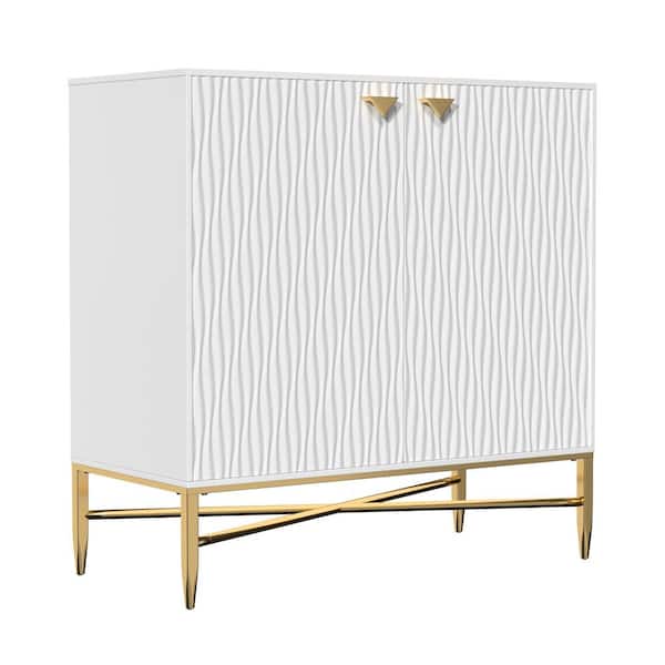 FUFU&GAGA White 63 in. W x 15.7 in. D x 78.7 in. H Wood FUFU&GAGA White 63 in. W x 15.7 in. D x 78.7 in. H Wood