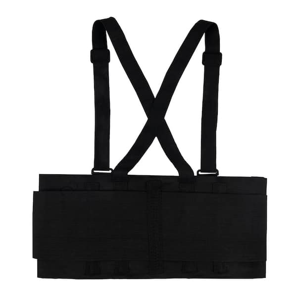 Industrial Back Brace for Work, Adjustable Double Pull & Removable  Suspenders/Straps, Ideal for Lumbosacral Back Pain Relief & Heavy Lifting,  8 Wide