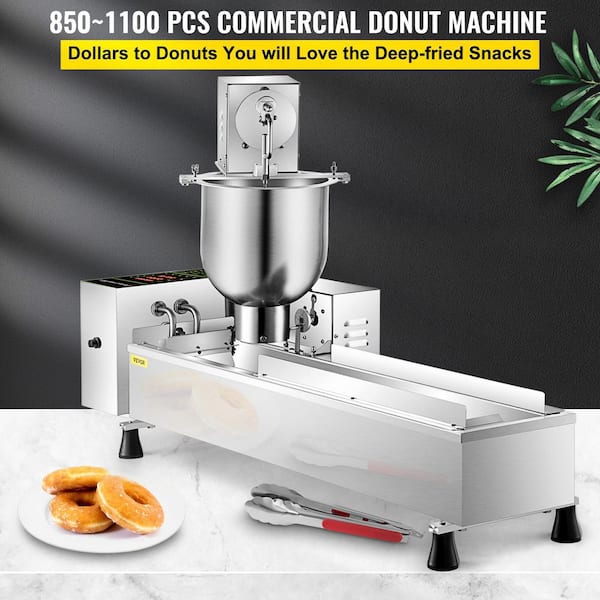 Houselin Mini Donut Maker Machine for Home，1200W Double-Sided