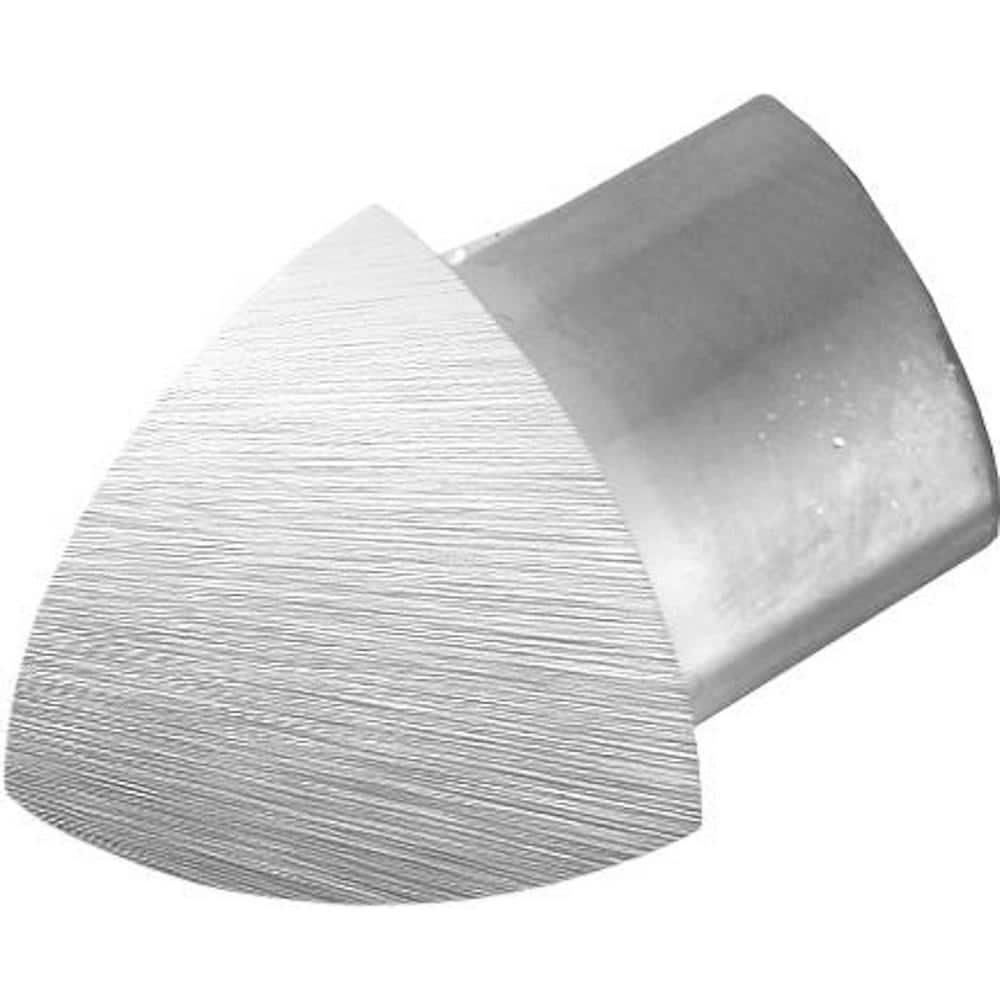 DURONDELL 0 in. D x  0.31 in. W x 0 in. L Round Edge Ext Crnr Aluminum Brushed Silver Molding and Transition Trim price history on PriceWatchPro