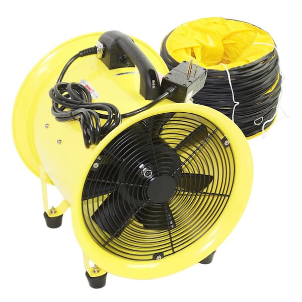 Maxx Air 12 in. High-Velocity Portable Blower and Exhaust Fan with Hose  HVHF12COMBOUPS - The Home Depot