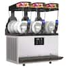 Phivve 844 oz. Silver Commercial Slushy Machine 950W 12L x 2 Tanks