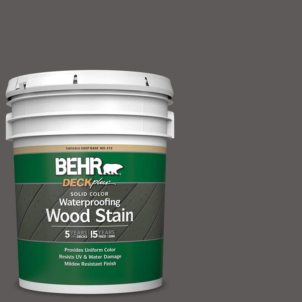 5 gal. #PPU18-19 Intellectual Solid Color Waterproofing Exterior Wood Stain