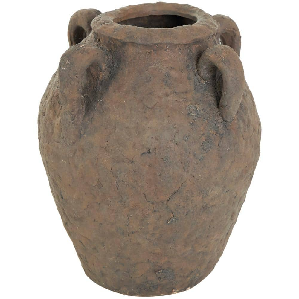 Grayson Lane Brown Ceramic Farmhouse Vase at