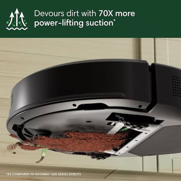 iRobot Roomba 105 Vac 13.2 in. Robotic Vacuum with Smart