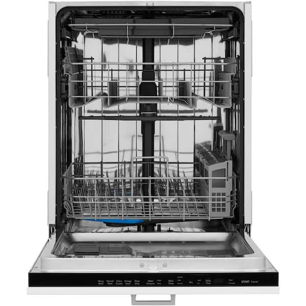 24 in. Top Control Built-In Stainless Steel Panel Ready Dishwasher