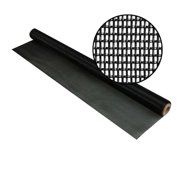 48 in x 84 in Black PetScreen Screen Roll for Windows and Doors