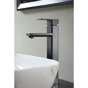 Nettuno Single Handle Rhino Alloy Certified Brass Rust-Resistant Bathroom Vessel Sink Faucet in Oil Rubbed Bronze Finish