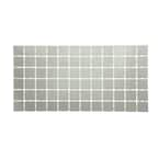 Daltile Restore Ash Gray 4 in. x 4 in. Glazed Ceramic Mosaic Sample ...