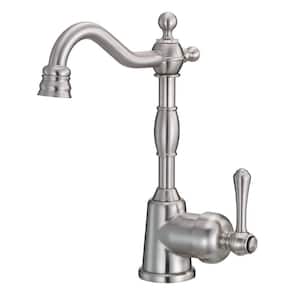 Opulence 1-Handle Bar Faucet with Side Mount Handle in Stainless Steel