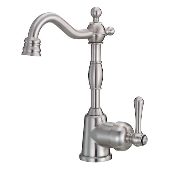 Danze Opulence 1-Handle Bar Faucet with Side Mount Handle in Stainless Steel