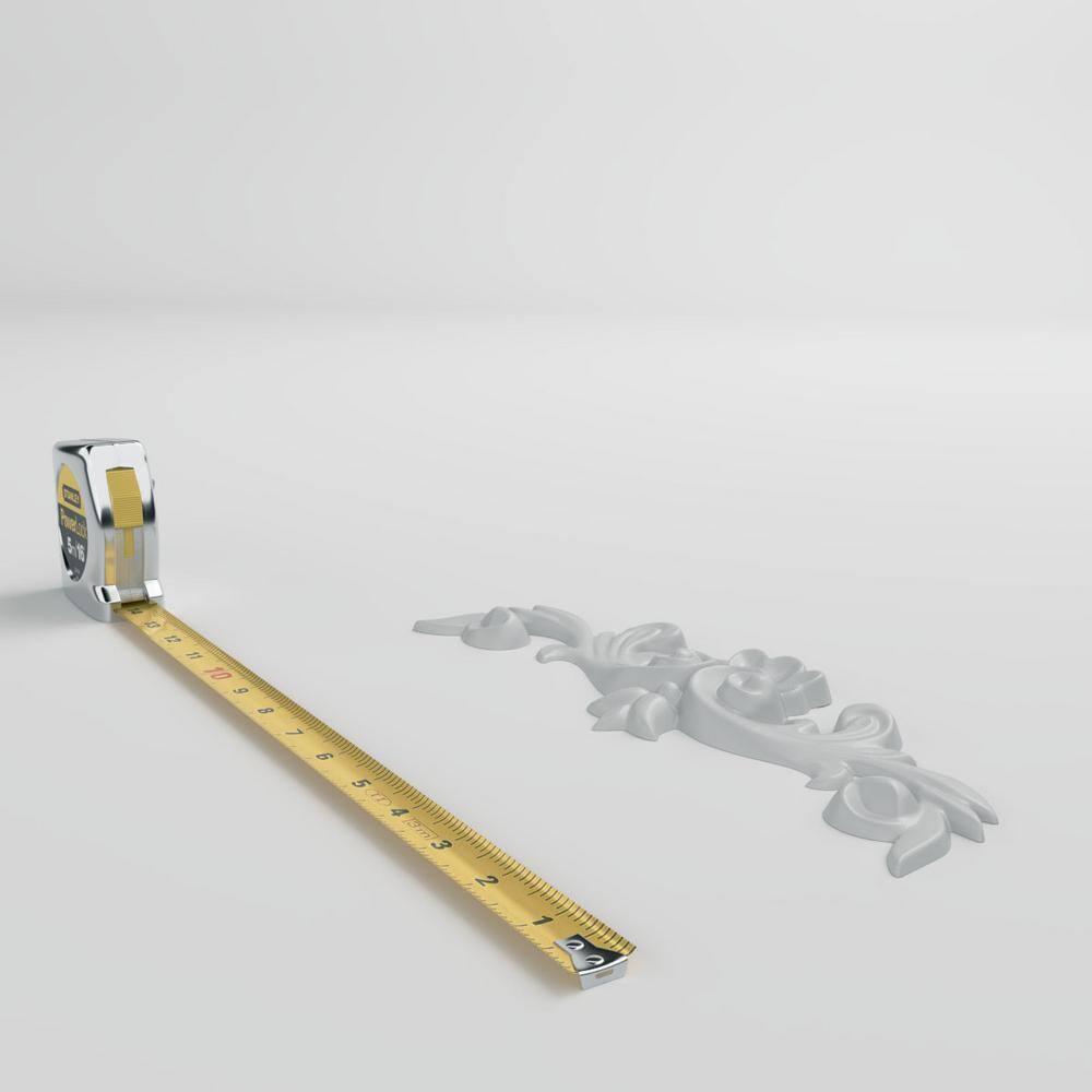 Primed Polyurethane Architectural Crown Onlay with Scrolls