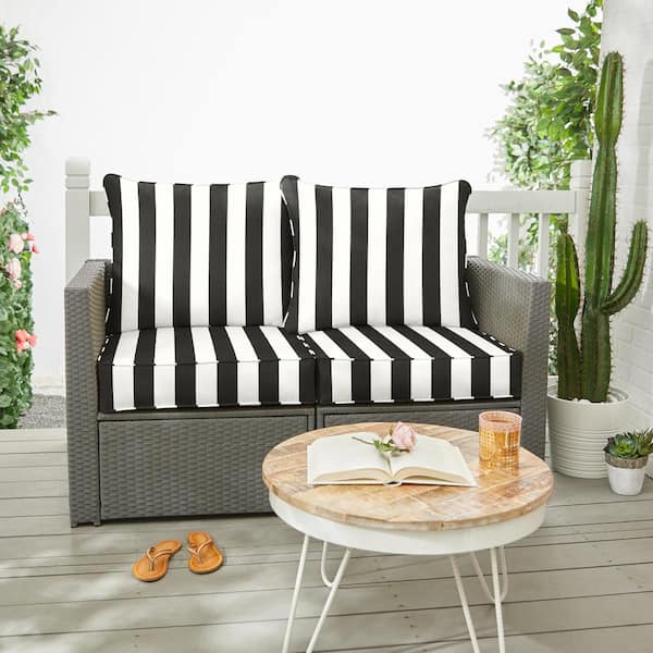 SORRA HOME 27 x 23 Sunbrella Cabana Classic Deep Seating