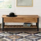 Walker Edison Furniture Company 48 in. Barnwood Open-Top