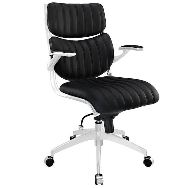 MODWAY Escape Mid Back Office Chair in Black