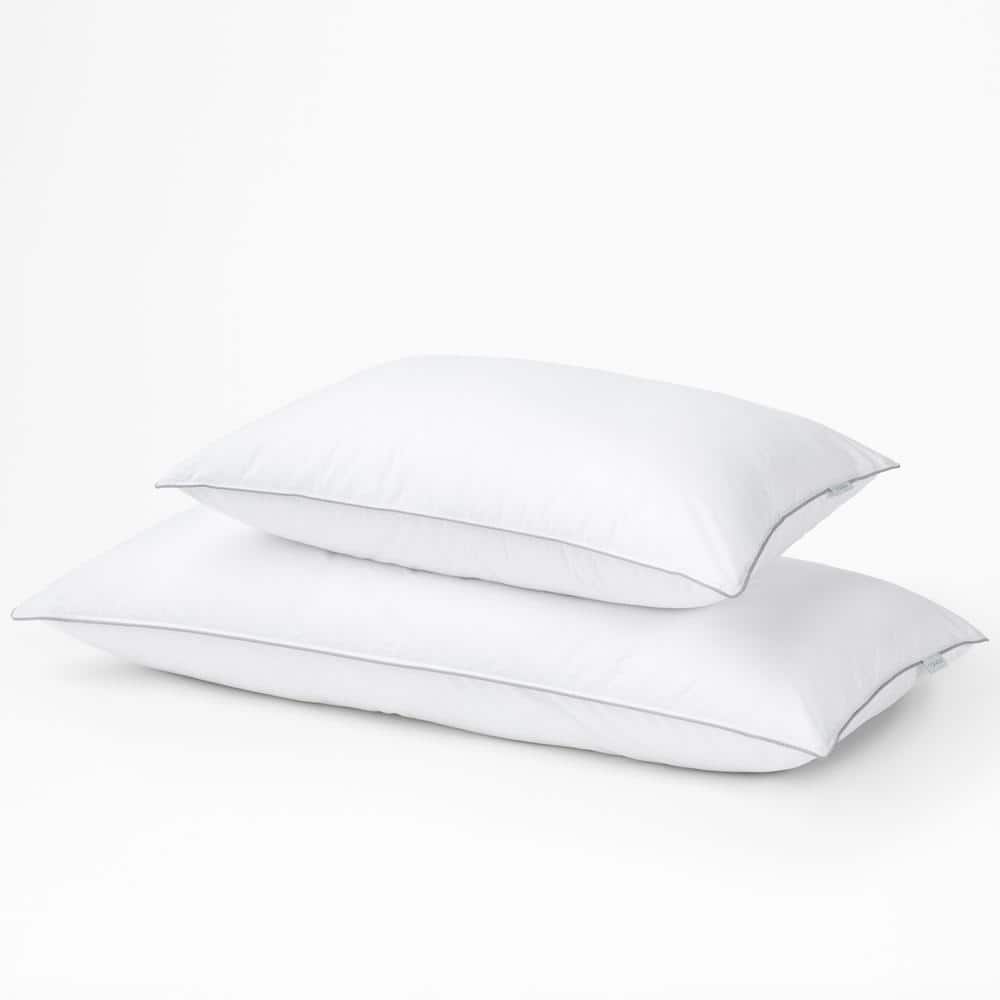 King Size White Hypoallergenic Down Alternative Pillow Set