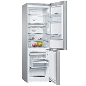 800 Series 24 in. 10 cu. ft. Bottom Freezer Refrigerator in White Glass, Counter Depth