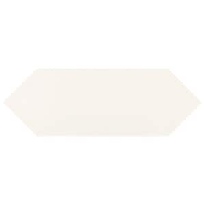 Take Home Tile Sample - Kite White 11-3/4 in. x 4 in. Porcelain Floor and Wall