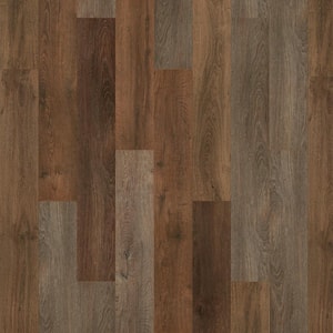 Elite Lowland Forest Oak 20 Mil T x 7 in. W x 48 in. L Click Lock Waterproof LuxVinyl Plank Flooring (28.63 sq.ft./case)