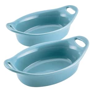 Ceramics 2-Piece, Agave Blue Bakeware Set
