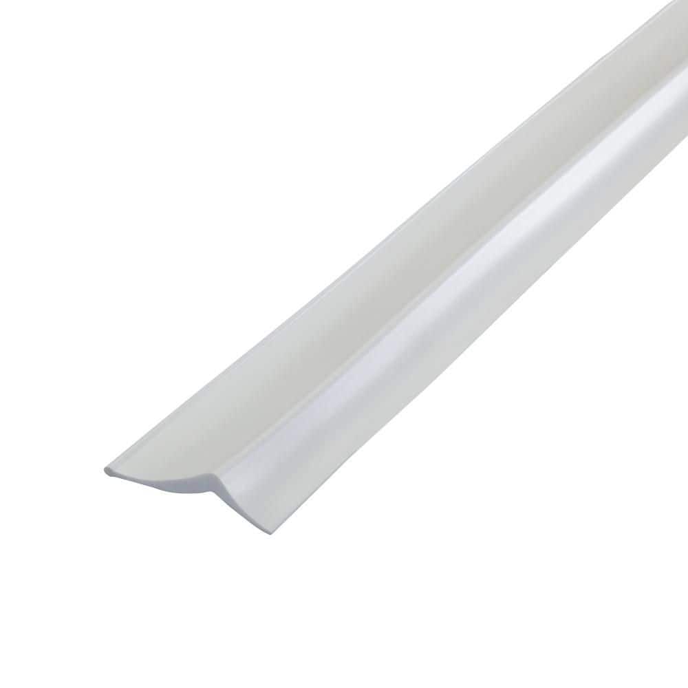 1 in. x 30 ft. White Vinyl Top and Sides Garage Door Weatherstripping price history on PriceWatchPro