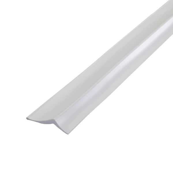 1 in. x 30 ft. White Vinyl Top and Sides Garage Door Weatherstripping