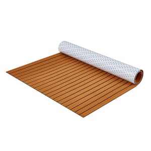 Boat Flooring, EVA Foam Boat Decking 94.5 in. x 46 in. Non-Slip Self-Adhesive Flooring, 29.9 sq. ft. Marine Carpet