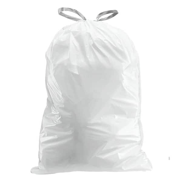 Hefty 13-Gallons Lavender Vanilla White Plastic Can Drawstring Trash Bag  (120-Count) in the Trash Bags department at